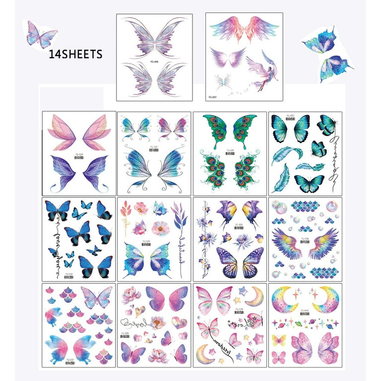 Fairy Face Sticker Tattoo Fairy Face Sticker Tattoo