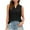 Black, variant on Scyoekwg Dressy Tops for Women Casual Sleeveless Tank Tops Summer Trendy Notch Neck Eyelet Tunic Shirts Solid Color Loose Blouses (Yellow,L)