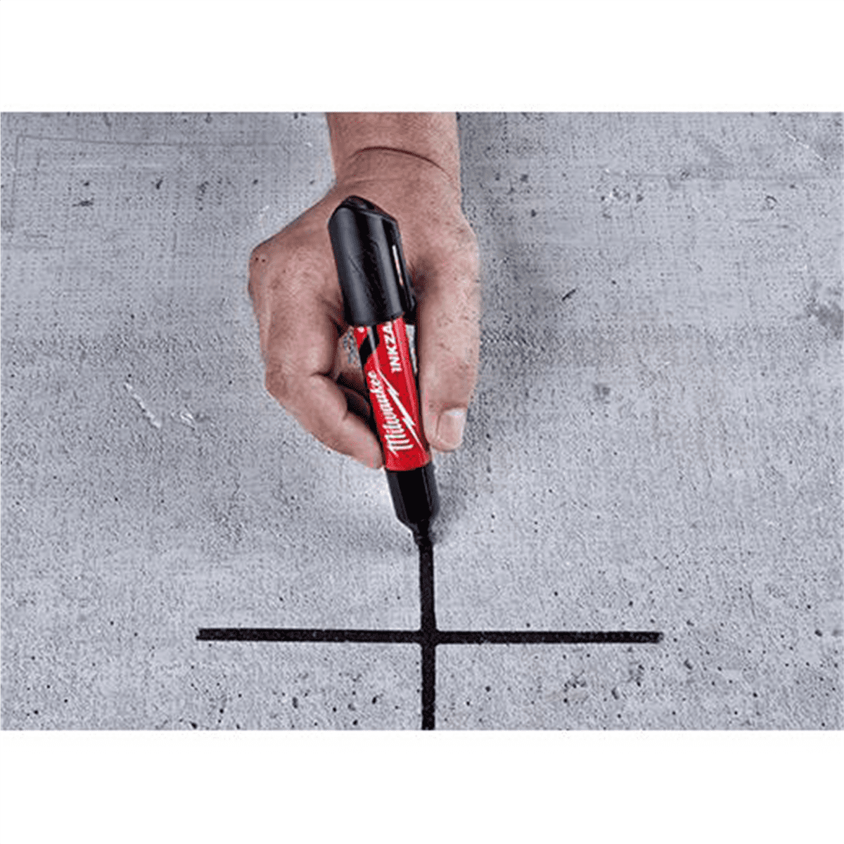 Milwaukee-48-22-3250 INKZALL 3PC Large Chisel Tip Black Marker