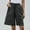 Black, variant on Njoeus Bermuda Shorts for Women, Women's Plus Size Summer Long Shorts Drawstring Casual Loose Comfy Cotton Linen Shorts S-5XL