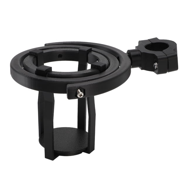 Anti Spill Gyroscopic Cup Holder, Versatile Vehicle Compatibility Easy Installation Adjustable Self Leveling Cup Holder for Bike Walker StrollerBlack