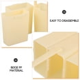 thumbnail image 3 of unbranded 1Jgo Lavador De Pinceles Beige Con Compartimentos Desmontables Para Suministros De Arte, 3 of 8