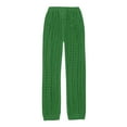 thumbnail image 5 of Pantalones club de punto sexy con aberturas para mujer - Prenda de croché de cintura alta para la playa/fiestas, S-L, 5 of 5