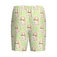 thumbnail image 7 of Daiia Rabbit With Tie Mens Woven Stretch Pajama Short,Short Pajama Pants-Medium, 7 of 7