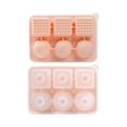 thumbnail image 1 of Ice Tray With 6 Ice Compartment Convenient Ice Tray Unique Mould With Lid Ice For Chilling Beverage, 1 of 5