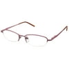 Walmart Women's Eyeglasses, FM9198, Shiny Pink, 51-17-135, with Case