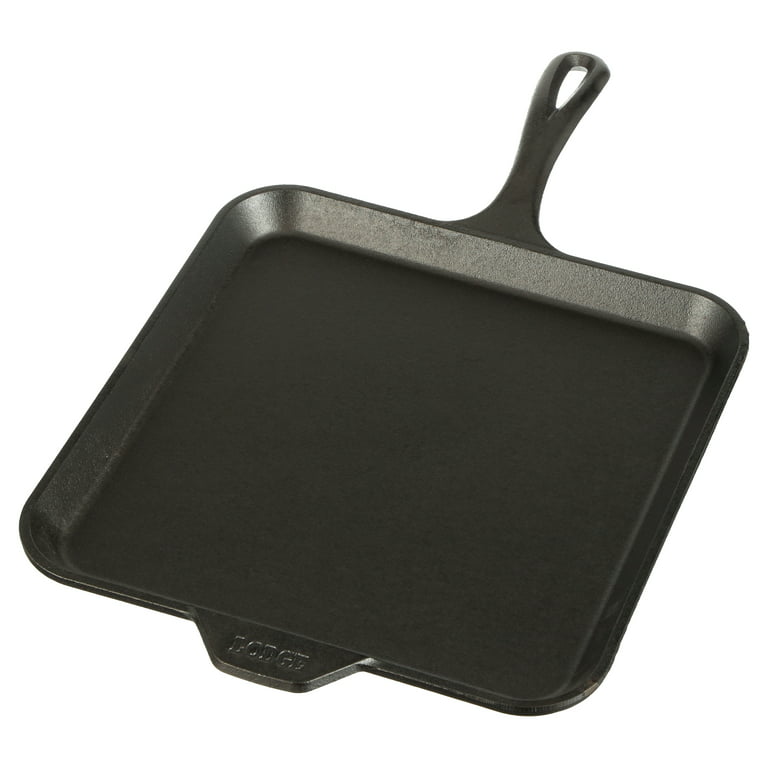 Lodge Chef Collection Cast-Iron Double Handled Square Griddle - 11
