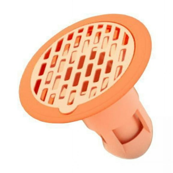 deevoka 6xBathroom Insert Floor Drain Round Anti-Odor Floor Drain for Bathtub Bathroom Pink