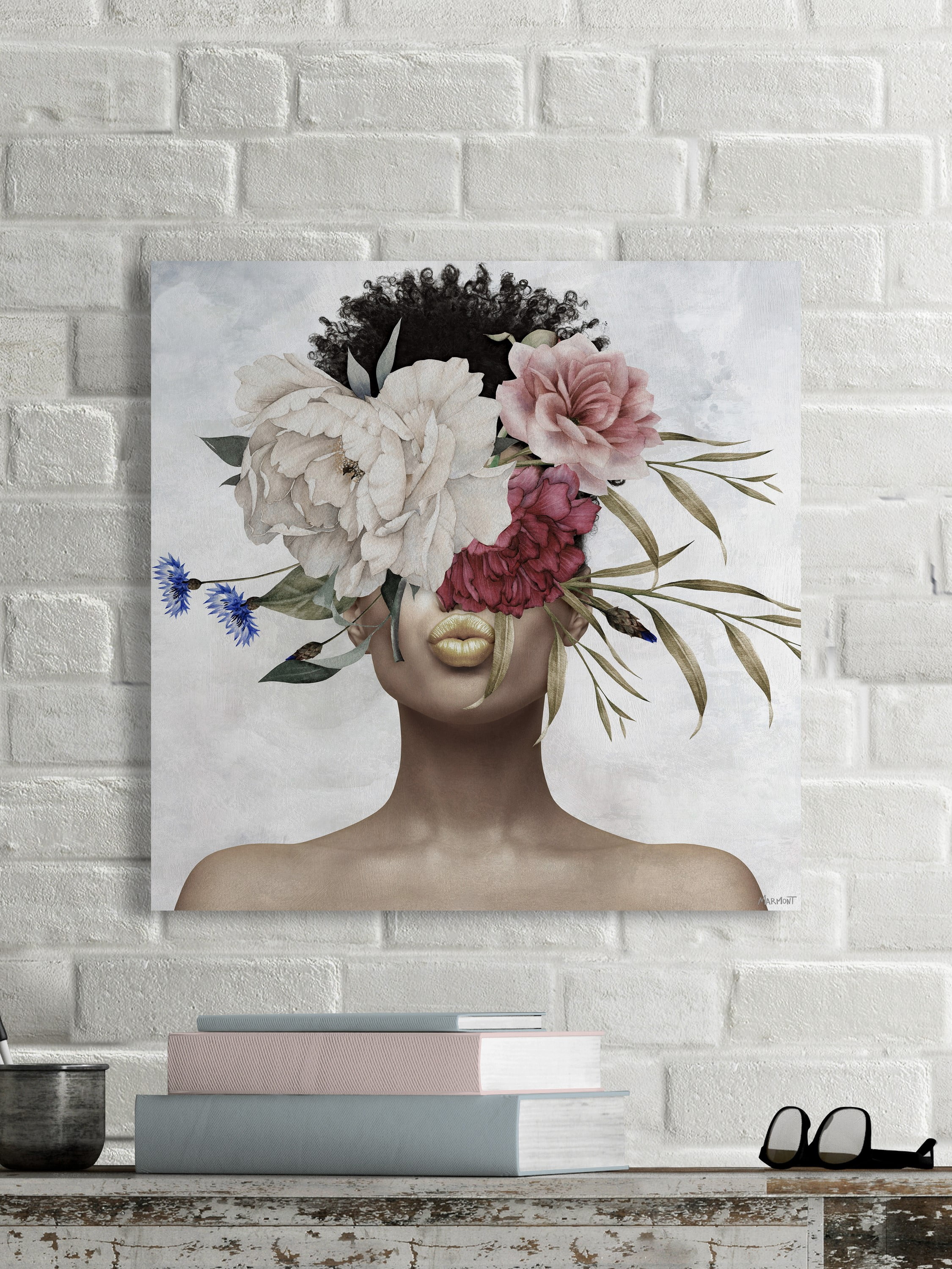 You’re Mine 12 in x 12 in Painting Canvas Art Print, by Marmont Hill