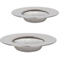 thumbnail image 1 of Colador de fregadero de acero inoxidable duradero, cesta de malla antiobstrucciones para recoger alimentos, diseño de inversión patentado para una limpieza sin esfuerzo, borde ancho, construcción a, 1 of 6