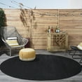 thumbnail image 6 of Nourison Essentials Indoor/Outdoor Black 8' x round Area Rug, (8 Round), 6 of 11