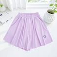 thumbnail image 5 of ITSAME Girls Athletic Shorts, Loose Fit Quick-Dry Elastic Waist Summer Outdoor Active Shorts with Pockets Purple Size 9-10, 5 of 5