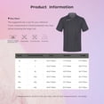 thumbnail image 7 of Kaerm Unisex Mens Womens Classic Chef Coat Short Sleeve Chef Jacket Restaurant Hotel Kitchen Uniform Black M, 7 of 7