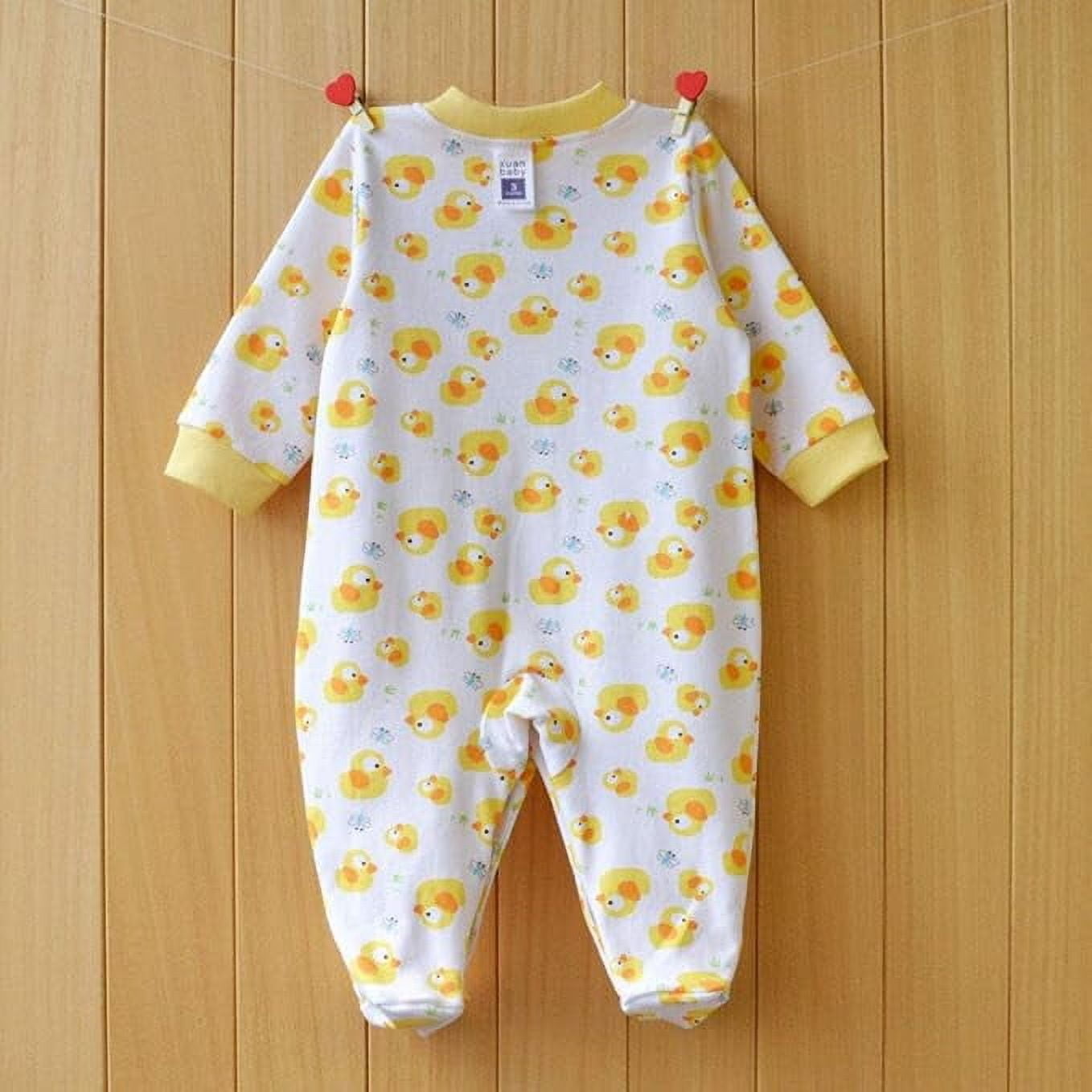 Baby One Piece Romper Soft Cotton Sleepwear Footed Jumpsuit for 0-12 Month Infant