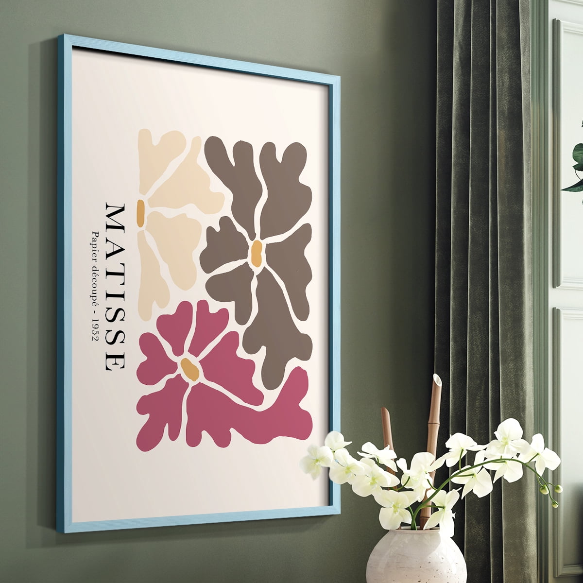 Matisse CCXLVIII in Solid Wood 11 x 14 Framed Print