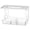 White-1, variant on Window Bird Feeder with Non-Marking Self-Adhesive Hooks – Clear and Transparent, Strong Suction Cups for Outside Wild Bird Watching, Easy to Fill and Clean for Garden Decor