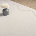 thumbnail image 5 of Abani Cozy Beige Solid Striped Area Rug 8x10, 5 of 8