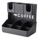 thumbnail image 3 of Organizador de barra de café, estante de almacenamiento, resistente, multifuncional, negro, accesorios para hotel, oficina, fiestas, montaje en pared, con portavasos, 3 of 8