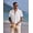 White, variant on Men's Casual Short Sleeve Button Down Shirts Summer Beach Cruise Shirt Lightweight Vacation Linen Shirts White XL