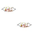 thumbnail image 2 of maskred Christmas Themed Dust Mask Printing Dustproof Polyester Face Mask with Elastic Earband and Filter Type 4 1# 2Set, 2 of 6