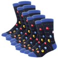 thumbnail image 2 of Calcetas de PacMan SockPacMan01 5Pares 6.5-10.5US PacMan Calcetines Tubo Medio Algodón., 2 of 2