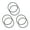 B, variant on 2/6Pcs CLX200K Rubber O-Rings Replacement for CL200/CL220 Chlorinator Feeder Lid Pool Strainer O Rings Accessories