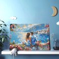 thumbnail image 6 of 12x18 inch Bedroom Decor Rose Couples & Seas Oil Painting Canvas,Apartment Home Room Living Room,Bedroom Wall Decor Art Poster & Prints,Charm Rose Couples & Seas Canvas Painting Wall Art Gift, 6 of 6