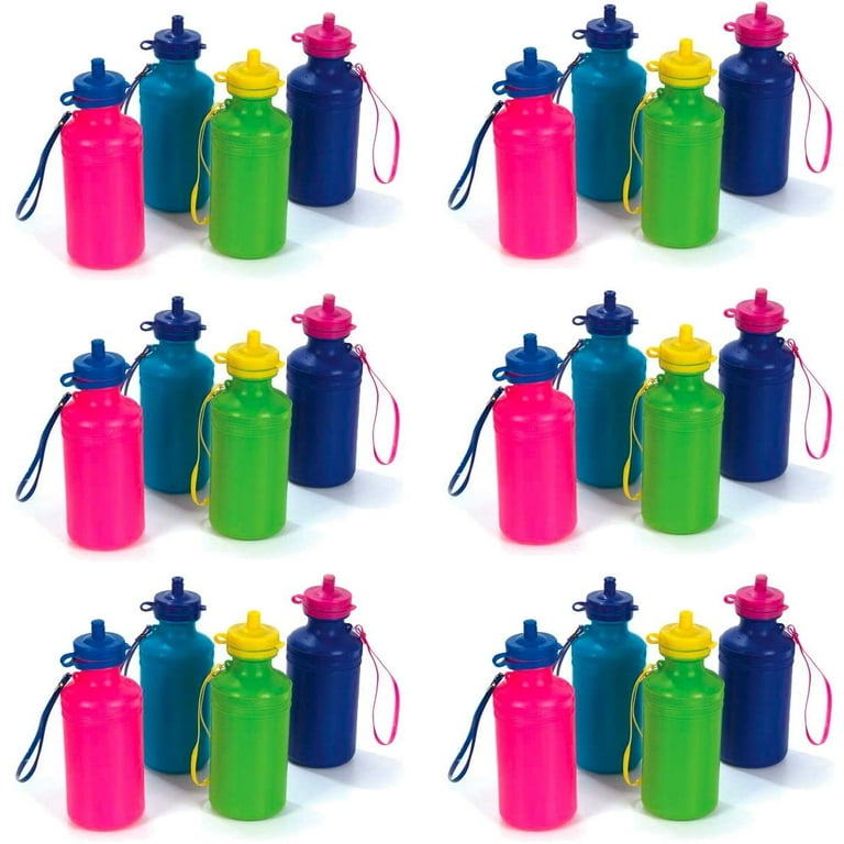 Tessco 20 Pcs Water Sports Bottles Bulk for Kids 18 oz Plastic Neon Sport  Bottle Reusable Drink Bott…See more Tessco 20 Pcs Water Sports Bottles Bulk