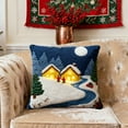 thumbnail image 6 of Gumesh 18"×18" Christmas Pillow Covers Set of 2, Soft Flannel Cushion Cases with Hidden Zipper, Holiday Decor for Sofa Bed and Living Room, Machine Washable, 6 of 6