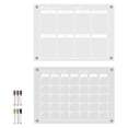 thumbnail image 1 of Calendario magnético para refrigerador, calendario semanal, pizarra blanca para refrigerador con bolígrafo borrable, mensaje sin pegatina de tablero C9Q1, 1 of 1