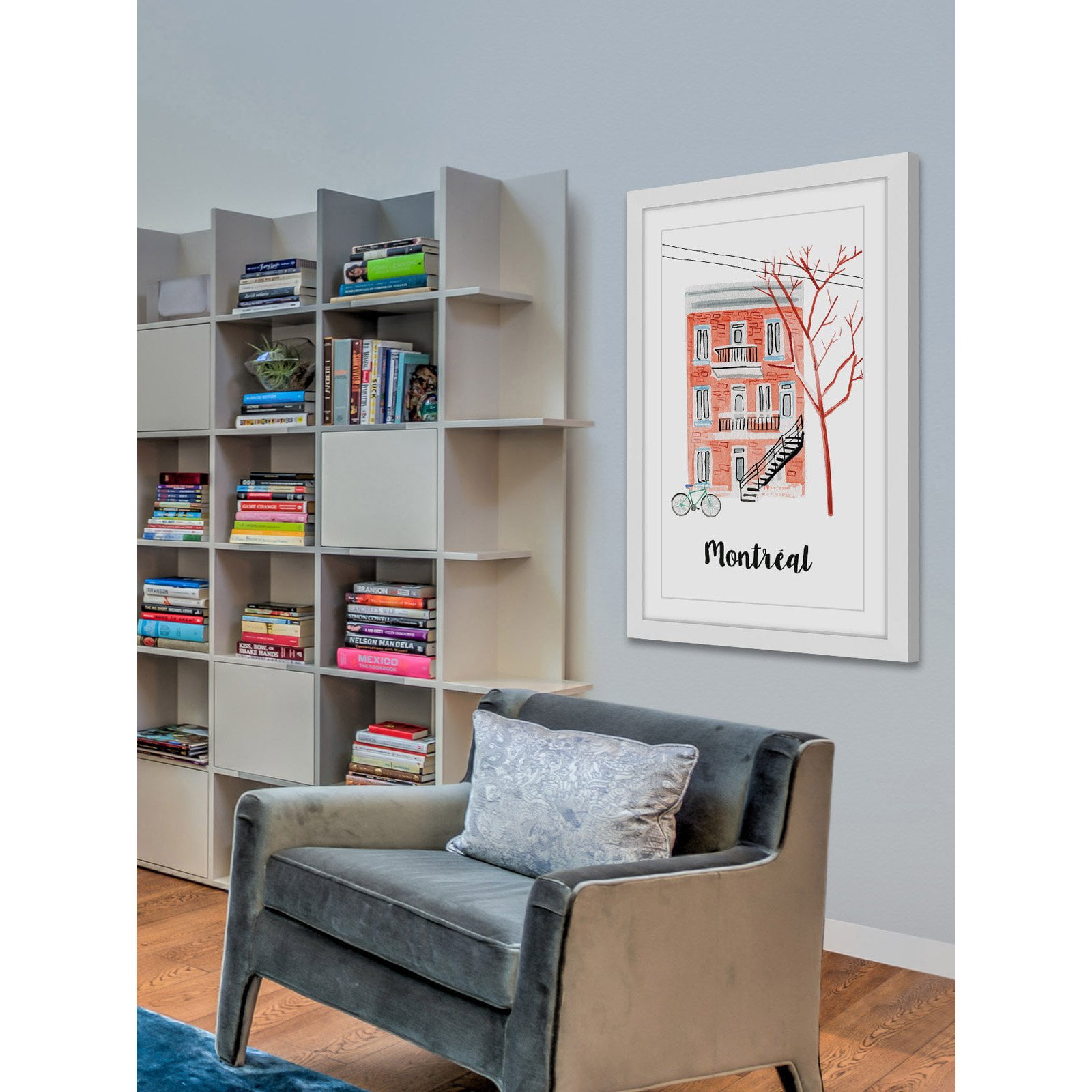 "Montreal Apartment" Framed Painting Print