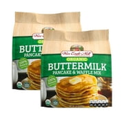 War Eagle Mill Buttermilk Pancake & Waffle Mix, USDA Organic, Non-GMO, 24 oz. Bag (Pack of 2)
