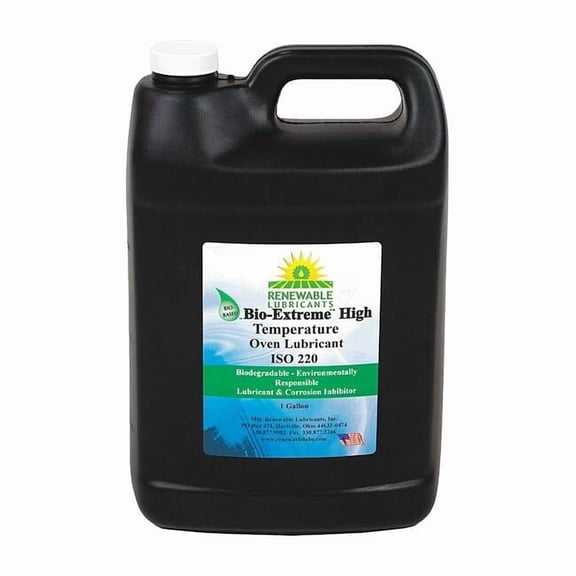 Renewable Lubricants Oven Lubricant, 1 gal, Jug, Vegetable Oil, White 81883