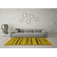 thumbnail image 3 of Ahgly Company Indoor Rectangle Oriental Yellow Industrial Area Rugs, 2' x 3', 3 of 4