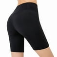 thumbnail image 4 of SWSMCLT Women's High Waisted Shorts Yoga Biker Comfy Yoga Shorts Thigh Soft Sweatpants Workout Skinny Black 4-6, 4 of 4
