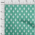 thumbnail image 2 of oneOone Silk Tabby Sea Green Fabric Asian Ikat Craft Projects Decor Fabric Printed By The Yard 42 Inch Wide, 2 of 4