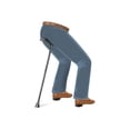 thumbnail image 6 of Walking Cane with Seat – Adjustable Flipstick Walking Stick – Lightweight Aluminum Canes for Men & Women Durable Molded Seat Handle, 6 of 6