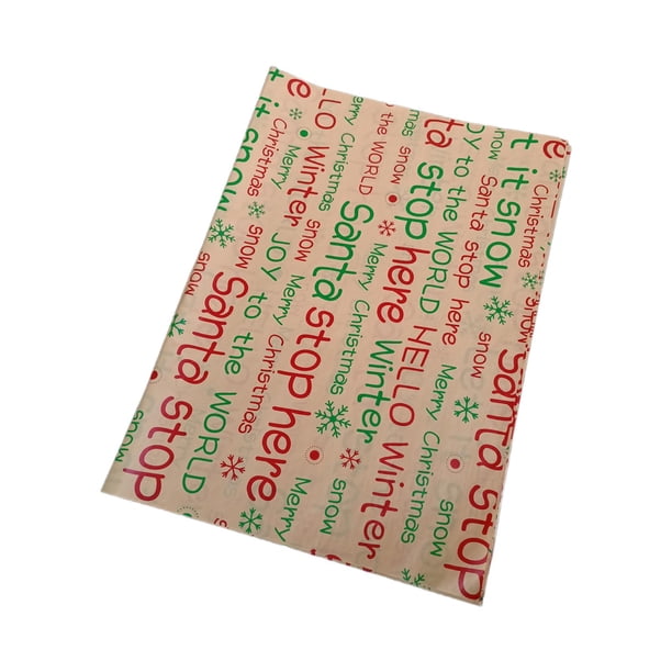 20 piezas de papel de regalo navideño, papel de regalo para cajas de regalo, papel de embalaje para , hojas finas de papel de regalo para flores