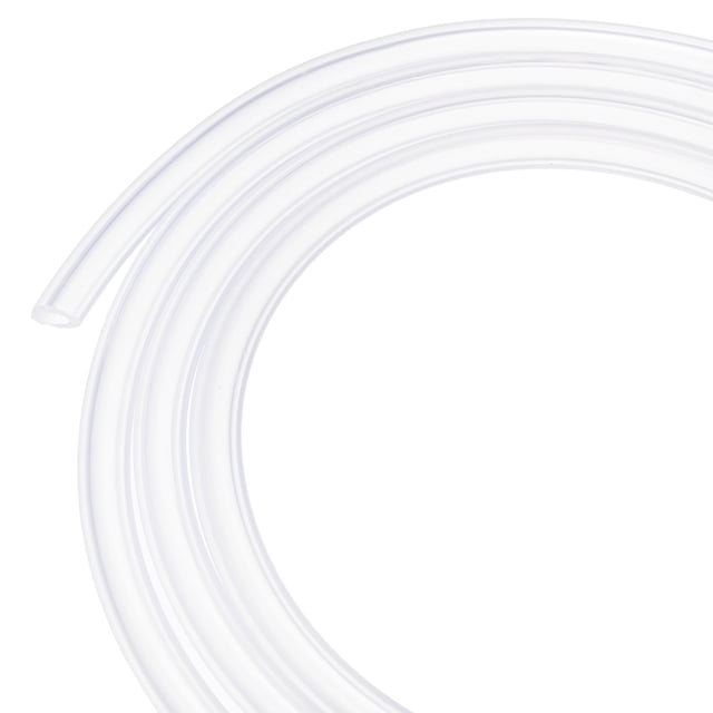 Tubo de silicona Uxcell, 3/16" (5mm) ID x 3/8" (10mm) OD, tubo flexible de goma de silicona, 1 pie, manguera de alta temperatura para bomba y transferencia de líquidos.