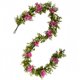 thumbnail image 2 of Enredaderas de flores artificiales con cerezos en flor, eucalipto, rosa, azul, decoración del hogar, flexibles, sin mantenimiento, 35 cm, 2 of 5