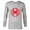 Athletic Heather, variant on Marvel Spider-Man: Across the Spider-Verse Miles Symbol - Long Sleeve T-Shirt for Men - Customized-Athletic Heather