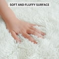 thumbnail image 6 of TWINNIS Shag Area Rug,9'x12'Soft Fluffy Area Rugs for Living Room Bedroom Kids Room Carpet,Cream White, 6 of 7