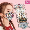 Cotonie Kids Disposable Face Masks 5PC Kids Children Outdoor Cotton Mouth Masks Protection Face Masks Reusable