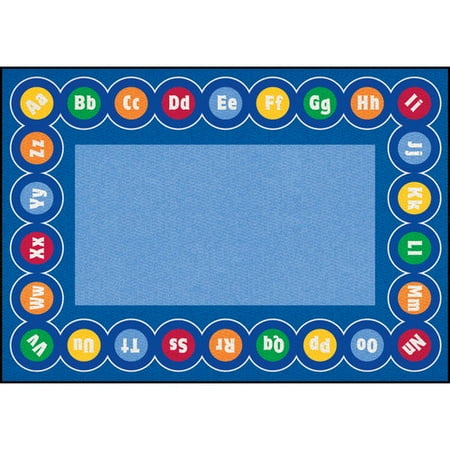 Learning Carpets Cut Pile ABC Rotary Kids Rug