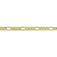 thumbnail image 3 of 10k 6.25mm Semi-Solid Figaro Chain in 10k Yellow Gold, 3 of 3