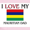 thumbnail image 2 of CafePress - I Love My Mauritian Dad Infant Bodysuit - Baby Light Bodysuit, Size Newborn - 24 Months, 2 of 4