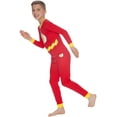 thumbnail image 5 of DC Comics Flash Boys' Tight Fit 2 Piece Long Sleeve Sleep Shirt Pajama Pant Set, 5 of 7