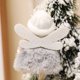 thumbnail image 4 of Colgante de fiesta de año nuevo, 3 piezas colgante de árbol de Navidad decoración colgante de árbol de Navidad astas colgante de ángel de niña rendimiento sólido, 4 of 12