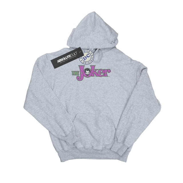 DC Comics Chandail à Capuchon Logo Craquelé le Joker pour Filles