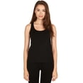 thumbnail image 4 of Woolverino - Women's Merino Wool Microweight Racerback Tank Top - Black - X-Small, 4 of 5